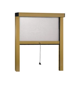 Zanzariera per finestre bronzo slim, 120x160 cm